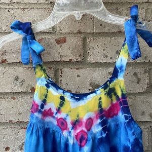 Global Village tie dye top festival